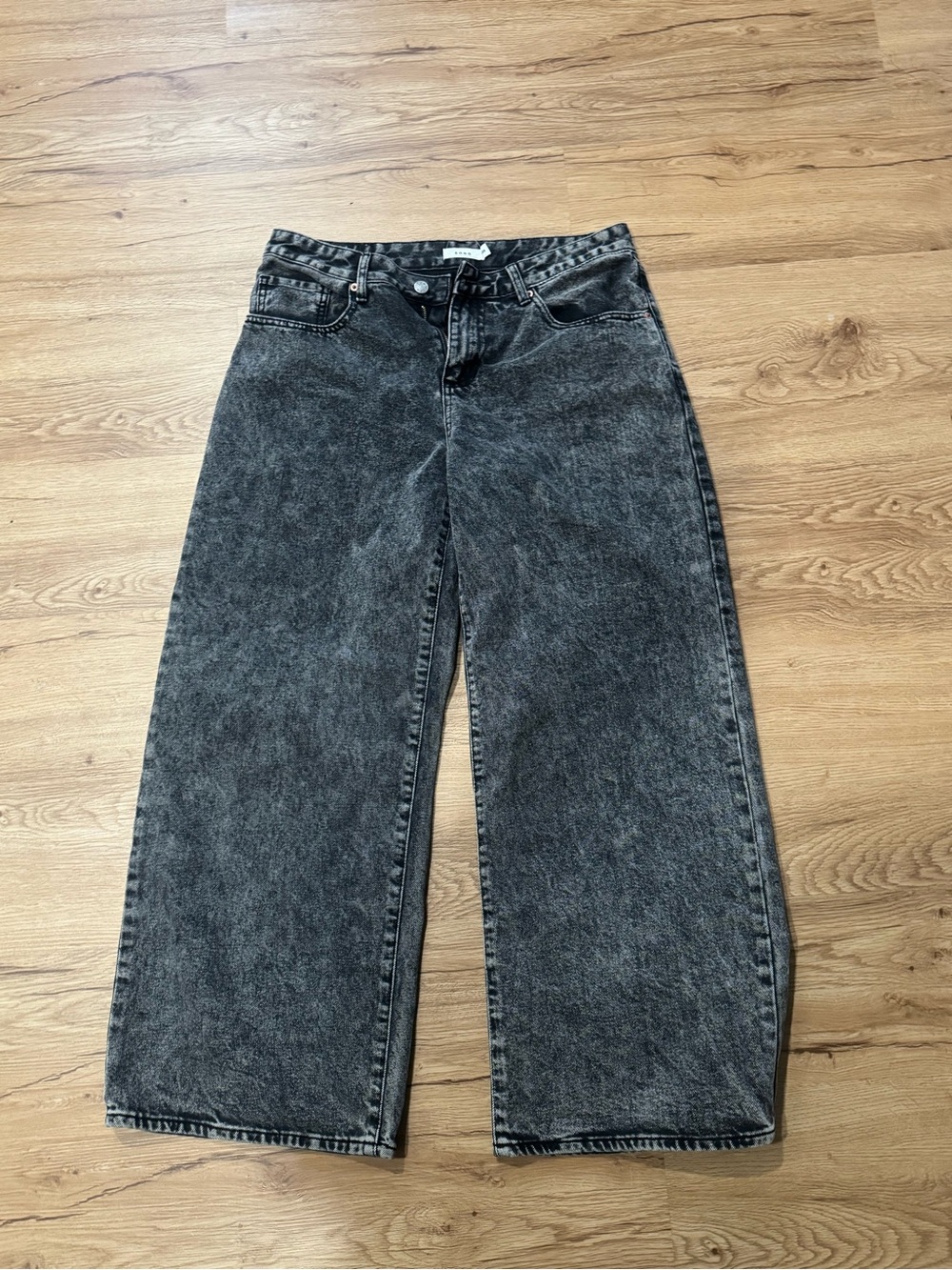 Song black acid wash jeans Size 9 #acidwash #denim 9/29